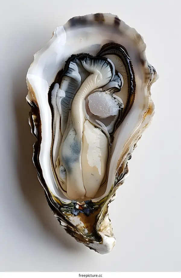 Oyster with a pearl inside
