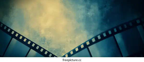 Vintage Filmstrip Texture Background Image
