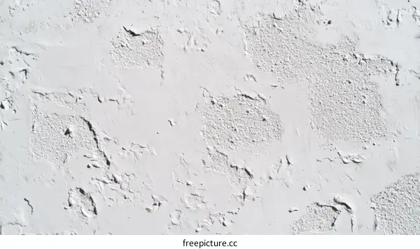 White Textured Stucco Wall Background