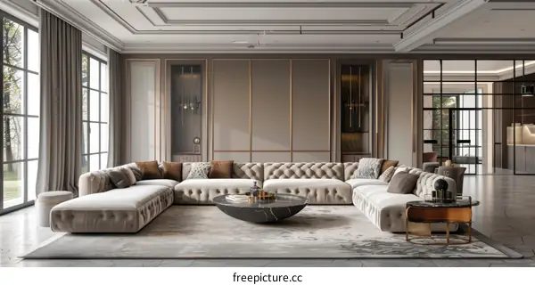 Modern Minimalist Living Room Interiors