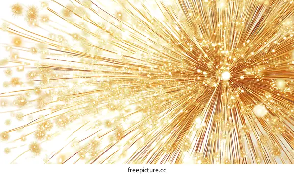 Golden Explosion Abstract Background Image