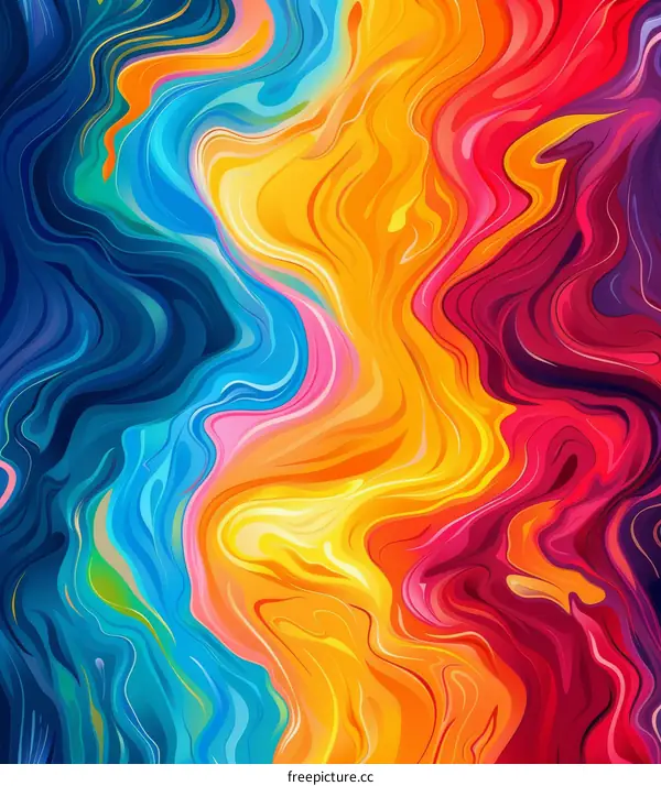 Abstract Fluid Art: Radiant Liquid Designs