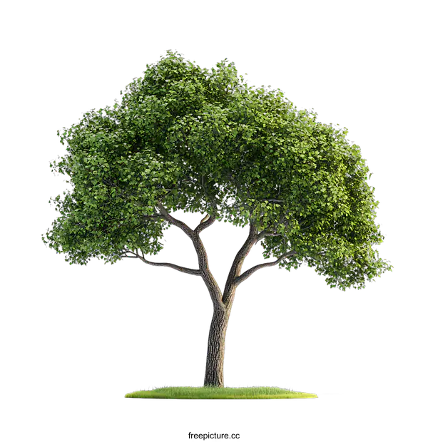 [Transparent Background PNG]Green Tree Isolated on transparent background