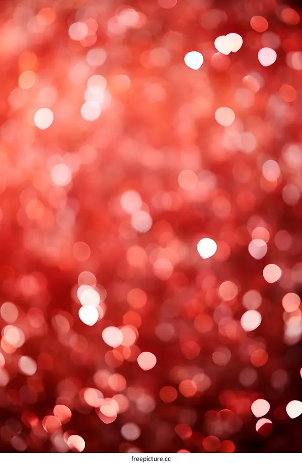 Blurred Abstract Background in Red and White