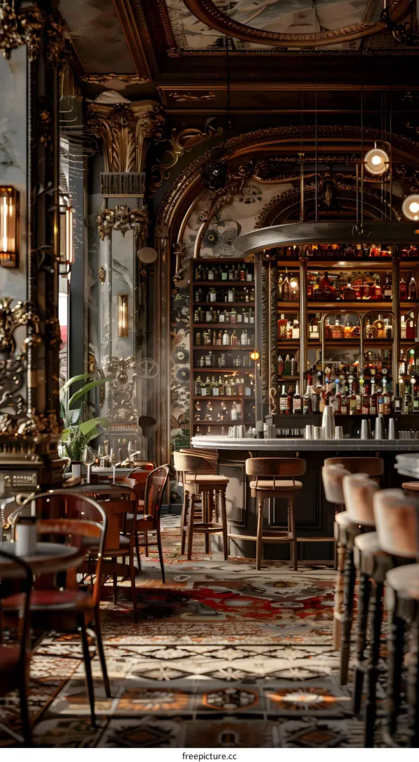 Opulent Bar Interior