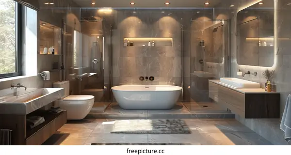 Modern Luxury Bathroom Interior Design