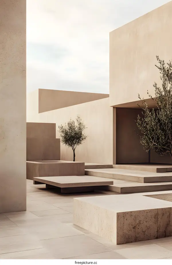 Minimalist Architecture and Landscaping Design