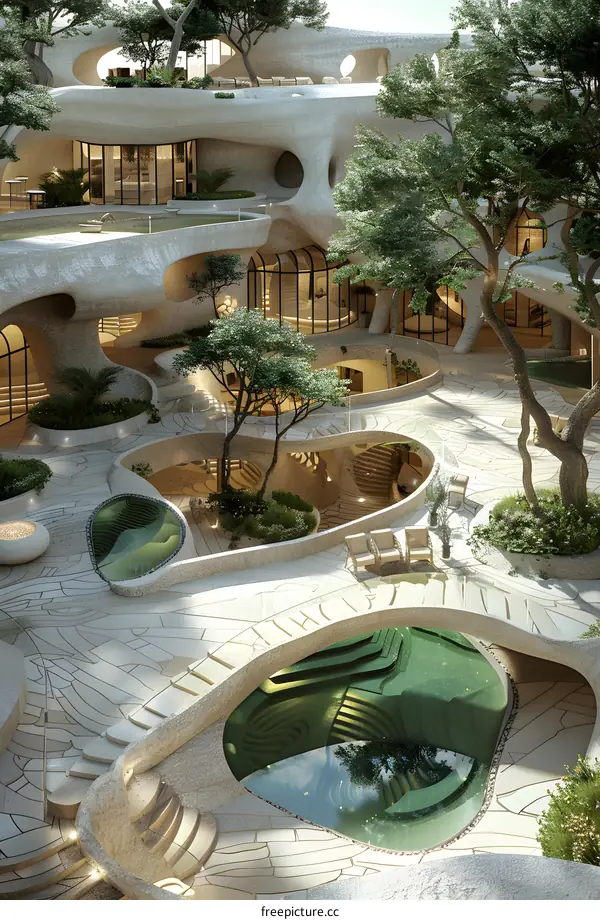 futuristic architecture