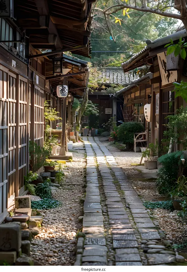 Traditional Japanese Alleyway
