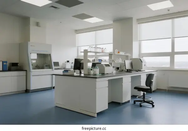 Well - Organized Modern Laboratory with Various Equipment