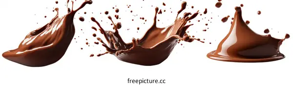 Chocolate Splash Art Design