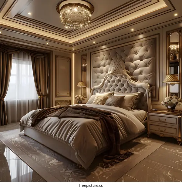 European luxury bedroom