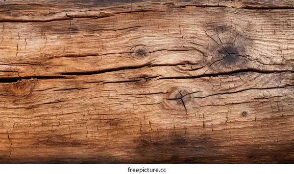 weathered wooden texture with cracks