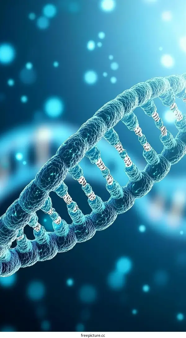 DNA Structure Scientific Illustration