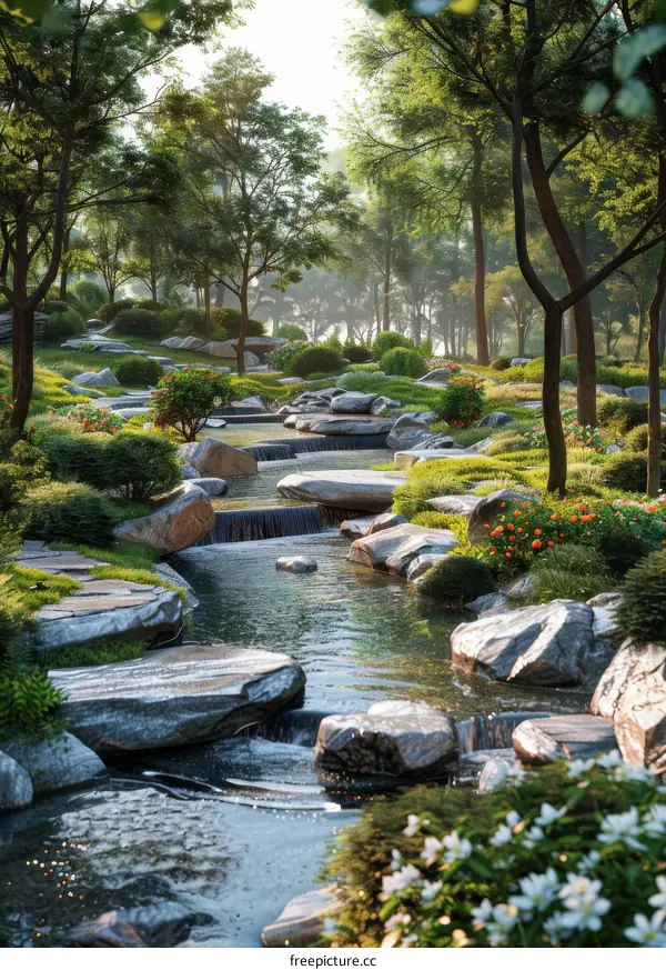 Chinese Garden Landscape Design Concept
