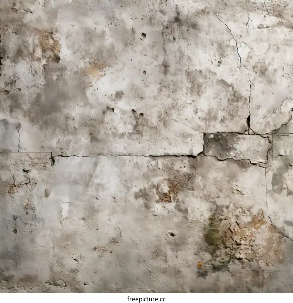 old weathered grunge cracked concrete wall texture background