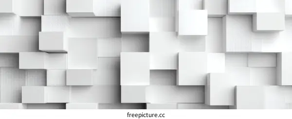 Abstract Geometric Cubes Background Design