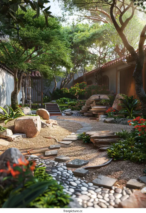 Japanese Zen Garden: A Haven of Peace and Natural Beauty