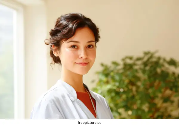 Portrait of a Woman Asian Woman Portrait