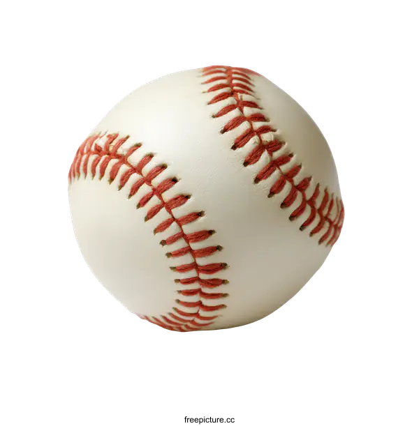 [Transparent Background PNG]Close-up of a Baseball on White Background