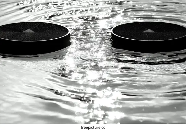 Water Feature with Circular Discs