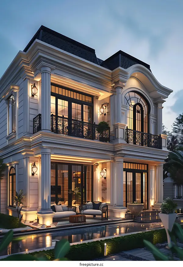 European-style villa