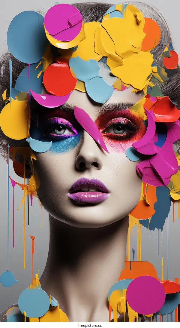 Bold and Bright Face Paint