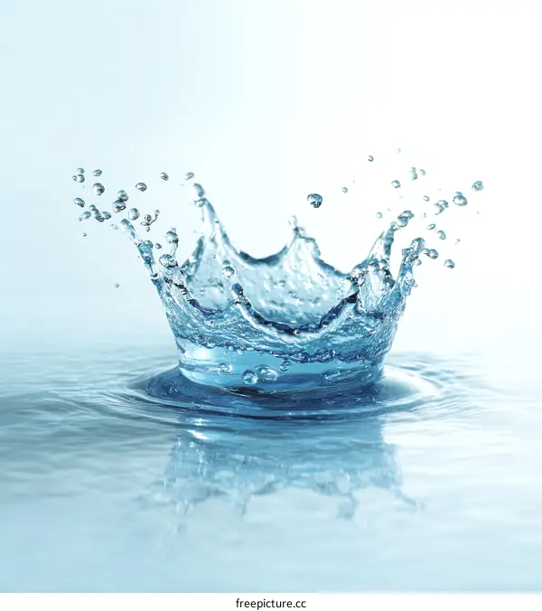 Water Splash Crown Image