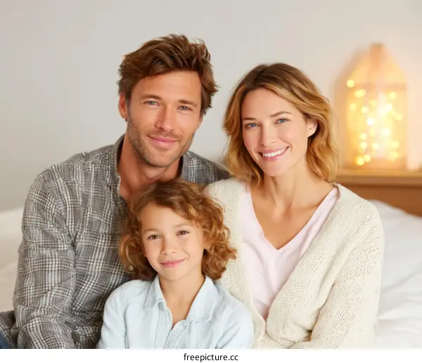 Family Portrait in a Cozy Setting