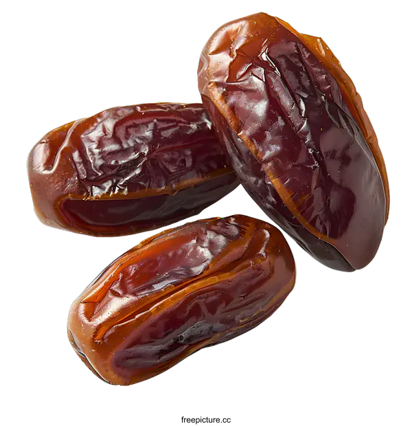[Transparent Background PNG]Three dates on a white background