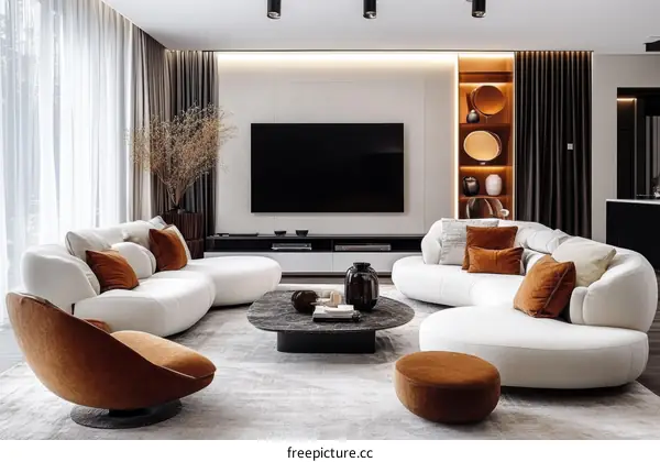 Modern Luxury Living Room Design