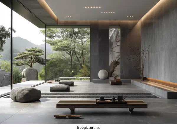 Tranquility and Simplicity in Japanese Living