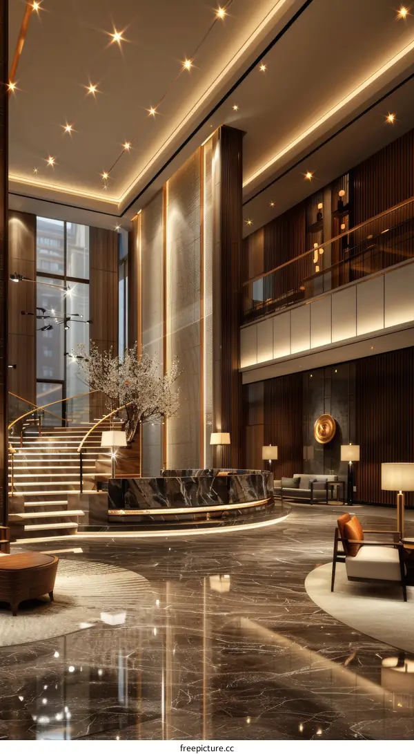 Luxury Hotel Lobby Interior Design