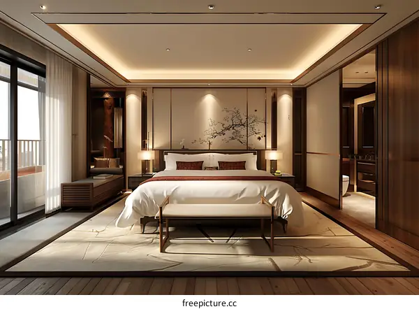 Inside view of a hotel room