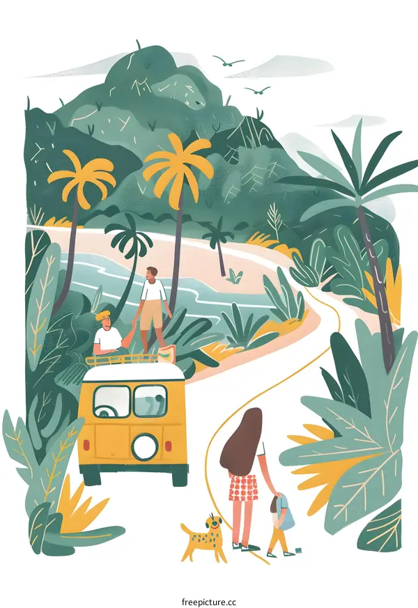 Family Vacation in Tropical Paradise