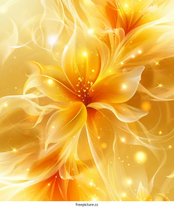 Exquisite Auroral Luminous Flowers