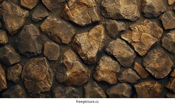 brown rock texture seamless pattern
