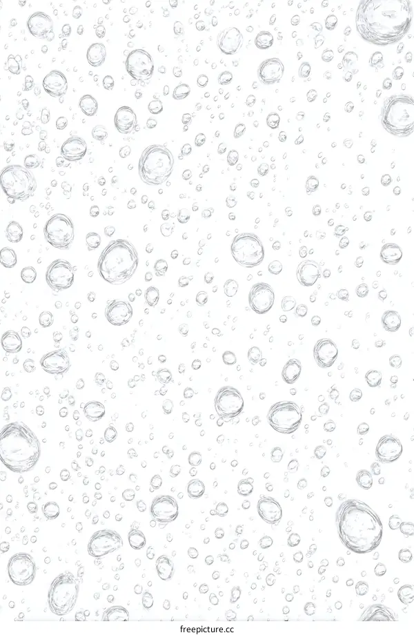 Water Droplets Pattern Abstract Illustration