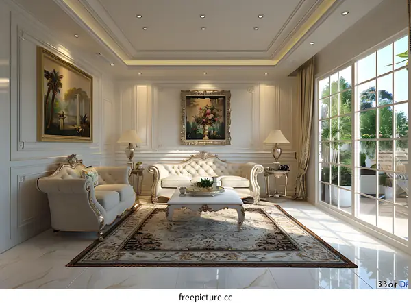 European style living room