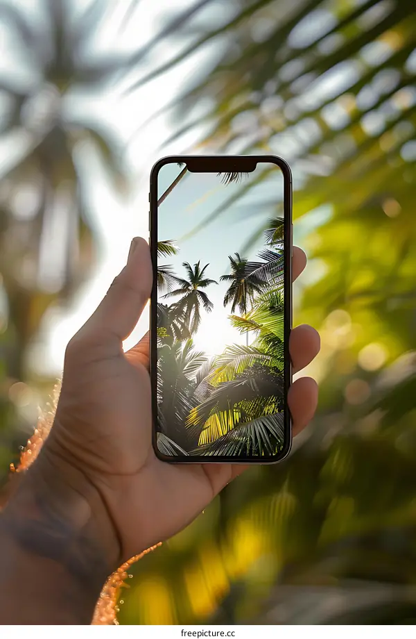 Palm Tree Photography on a Smartphone