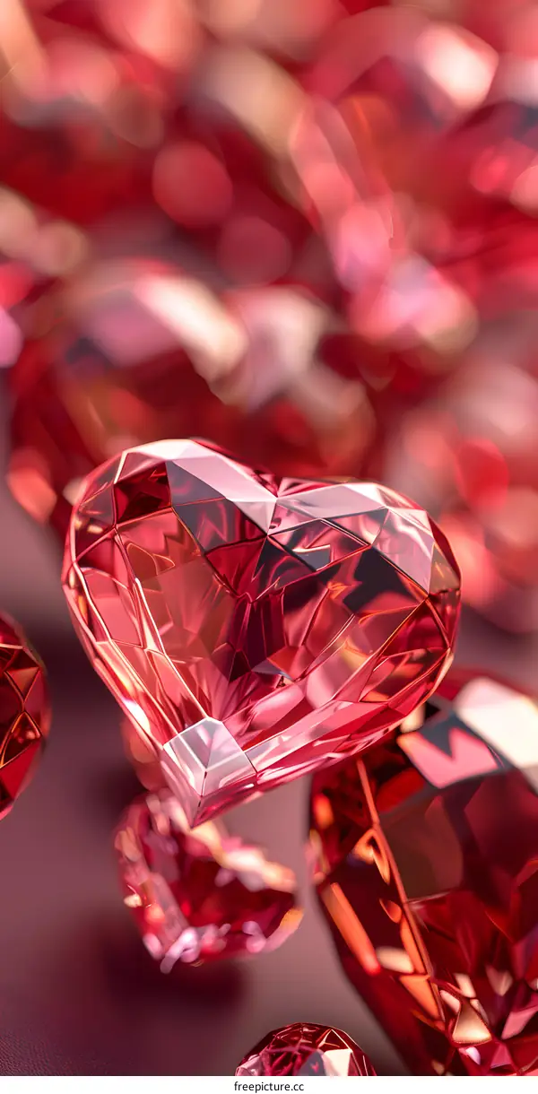 A shining red ruby