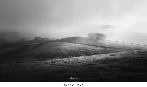 Foggy morning in the Yorkshire Dales