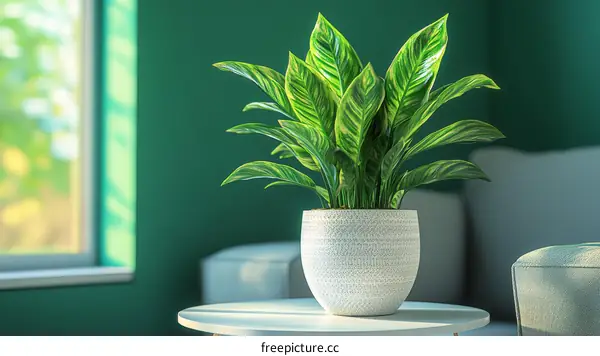 Indoor Plant in Modern Living Room