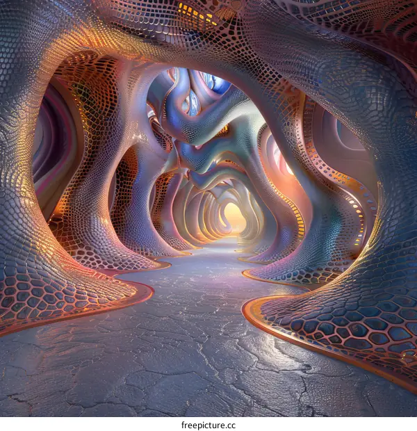 Surreal Organic Architecture: Interior Structure