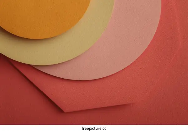 Abstract Layered Circles and Shapes Design