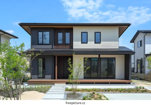 Modern Japanese Style House Exterior