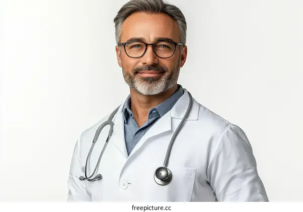 Friendly Doctor Portrait Medical Professional