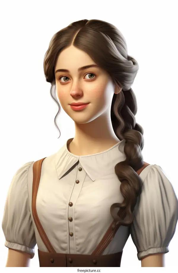 Portrait of a young Victorian woman