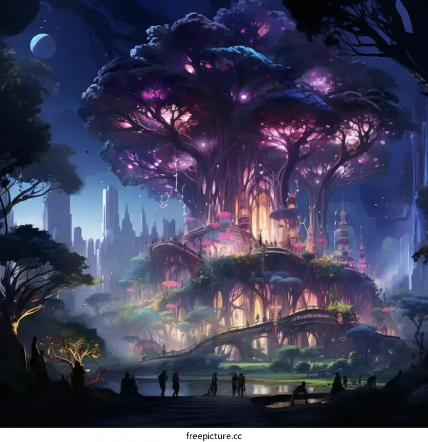 The Tree of Life in the Magical Forest