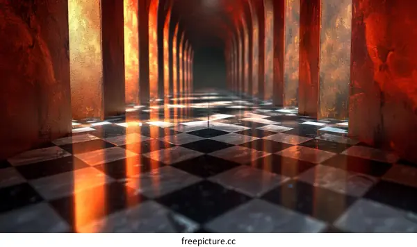 Futuristic Sci-Fi Corridor